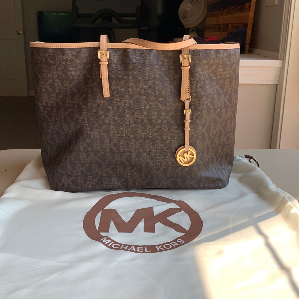 Michael Kors Monogram Tote Bag